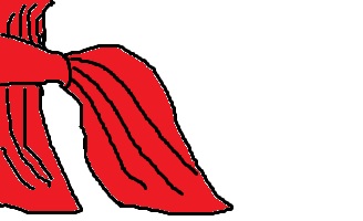 Imagen de cola velo roja