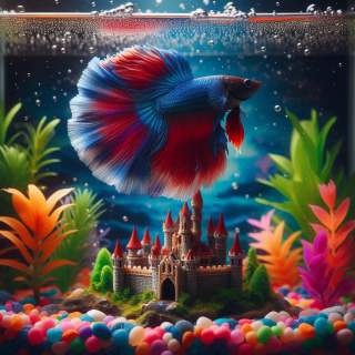 Soporte de acuario para betta.